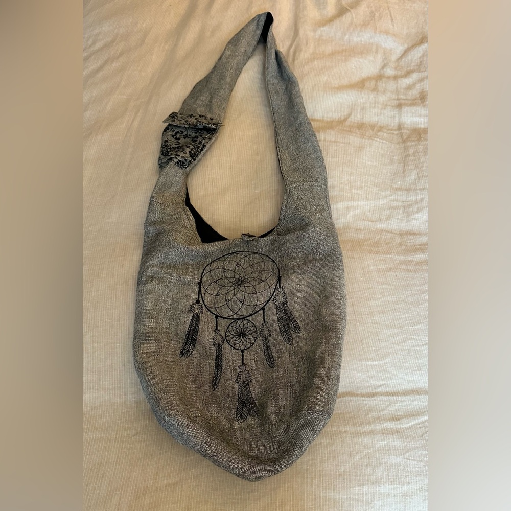 Gray Dreamcatcher Women's Bag
Crossbody hobo bag